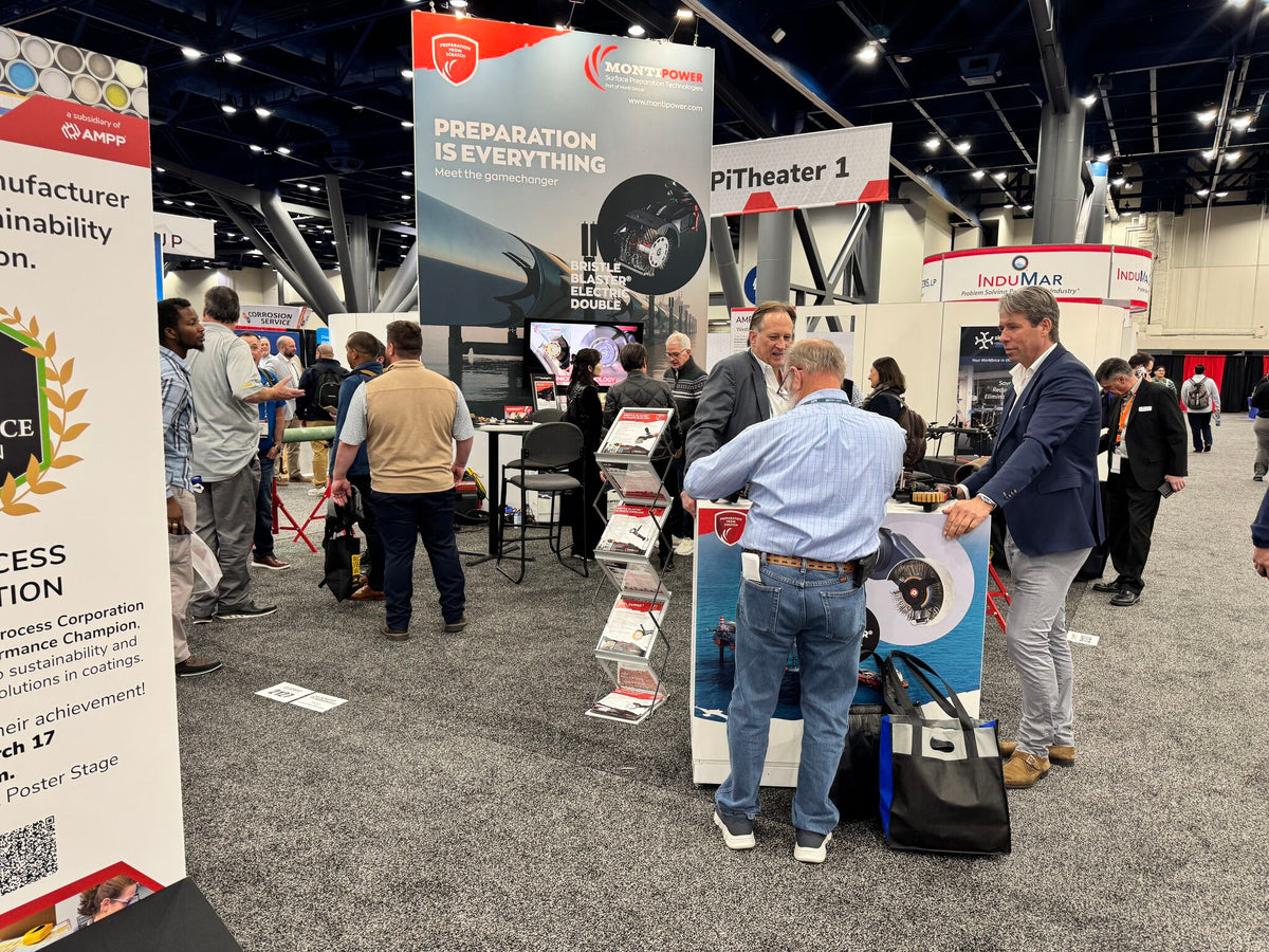 MontiPower team at an exhibition
