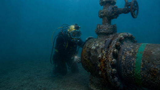 Watergedreven oppervlaktevoorbehandeling onder water: Bristle Blaster® Subsea in Japan