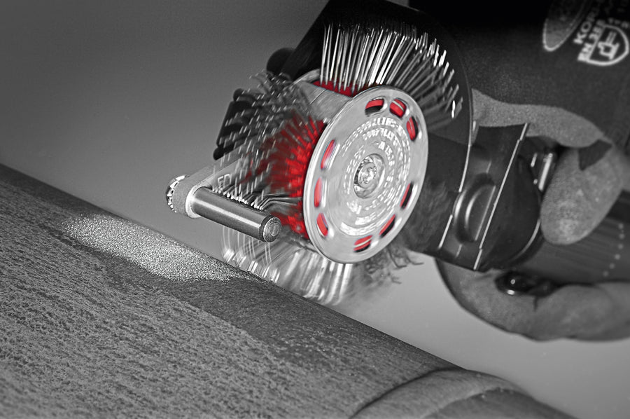 Bristle Blaster® en fonctionnement