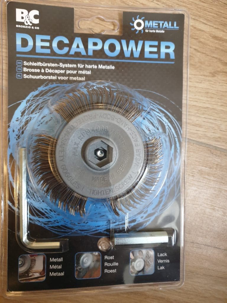 Brosse à décaper DECAPOWER