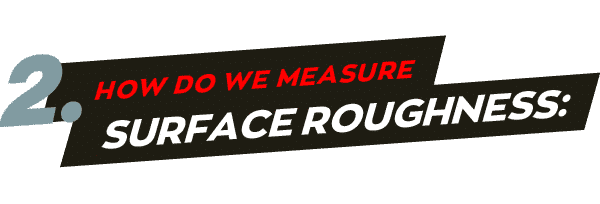 How do we measure surface roughness