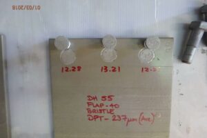 Figure 10- DH55 - pull off test Bristle Blaster